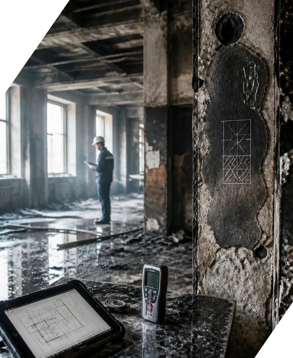 Обследование зданий после пожара в Изобильном от 15582 р. | ЭкспертизаРоссия