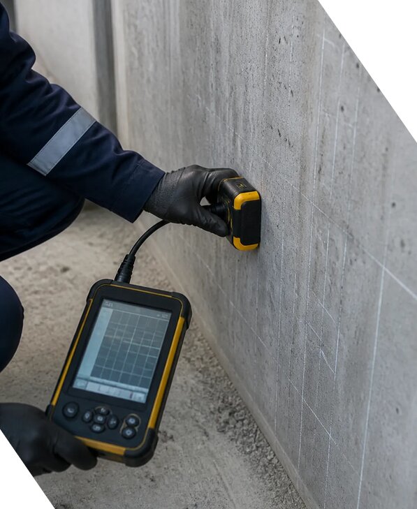 Определение защитного слоя бетона методом обследования в Изобильном