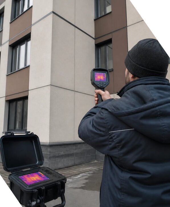 Тепловизионное обследование зданий и сооружений в Изобильном